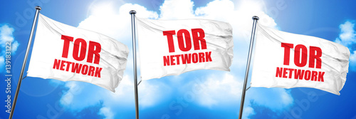 tor network, 3D rendering, triple flags photo