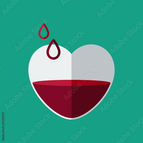 Blood donation concept.