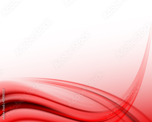 red wave abstract background