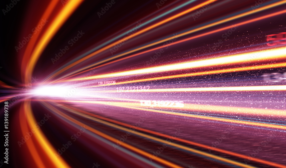 Technological background/Technological background of speed motion on the road at dark. Speed motion on the road. Can be used in the description of technological processes, science, education. Technological background/Technological background of speed motion on the road at dark. Speed motion on the road. Can be used in the description of technological processes, science, education.