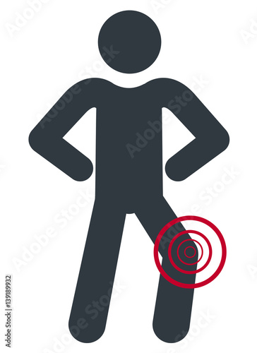 silhouette douleur genoux infographie 1