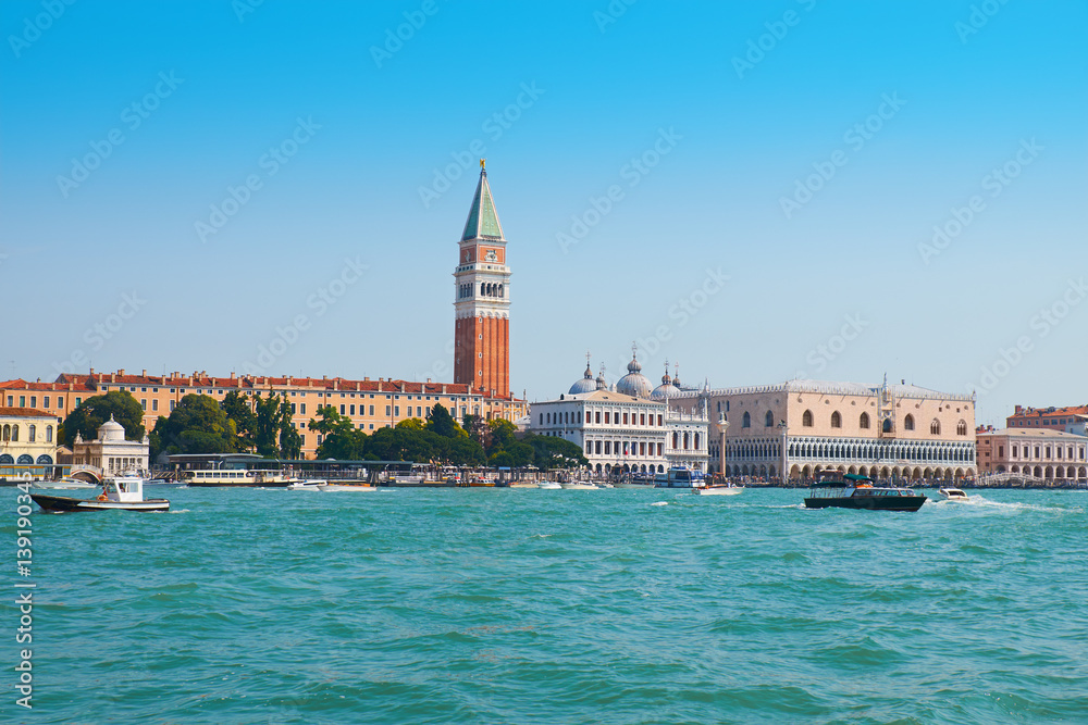 Campanile on Piazza di San Marco, Venice, Italy
