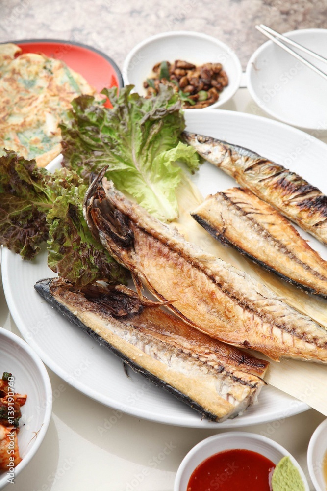 assorted grilled fish assorted grilled fish