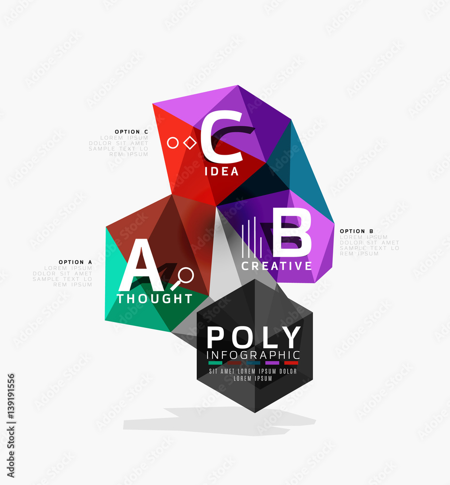 Triangle modern info banner Triangle modern info banner