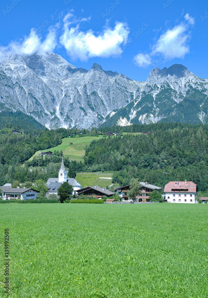 Urlaubsort Leogang im Leoganger Tal,Salzburger Land,Österreich