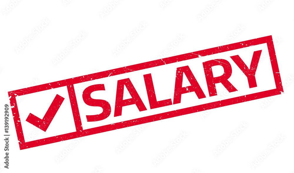 Salary rubber stamp. Grunge design with dust scratches. Effects can be easily removed for a clean, crisp look. Color is easily changed. Salary rubber stamp. Grunge design with dust scratches. Effects can be easily removed for a clean, crisp look. Color is easily changed.