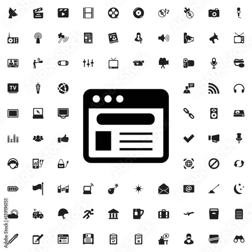 browser icon illustration