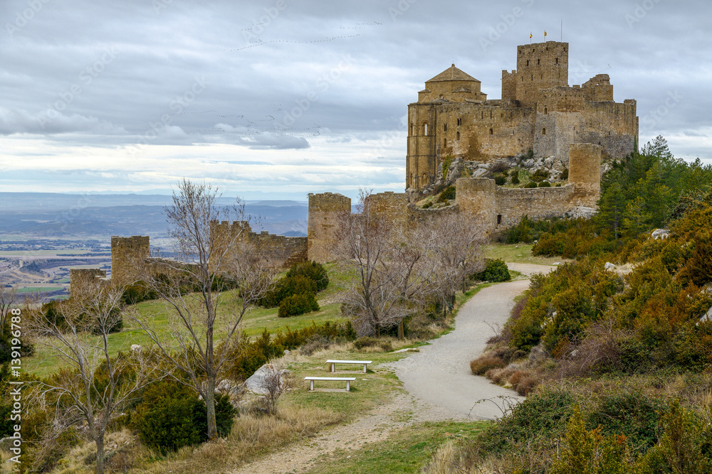 Loarre Castle (Castillo de Loarre) in Huesca Province Aragon Spain