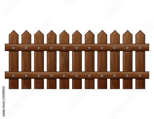 Wooden Fence isolated vector symbol icon design. Beautiful illustration isolated on white background