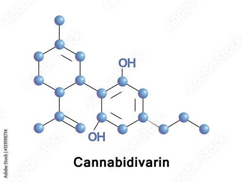 Cannabidivarin non-psychoactive cannabinoid found in Cannabis. It is a homolog of cannabidiol, with the side-chain shortened by two methylene bridges