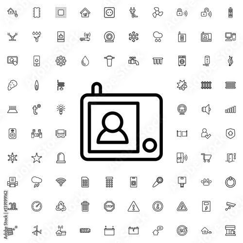 intercom icon illustration