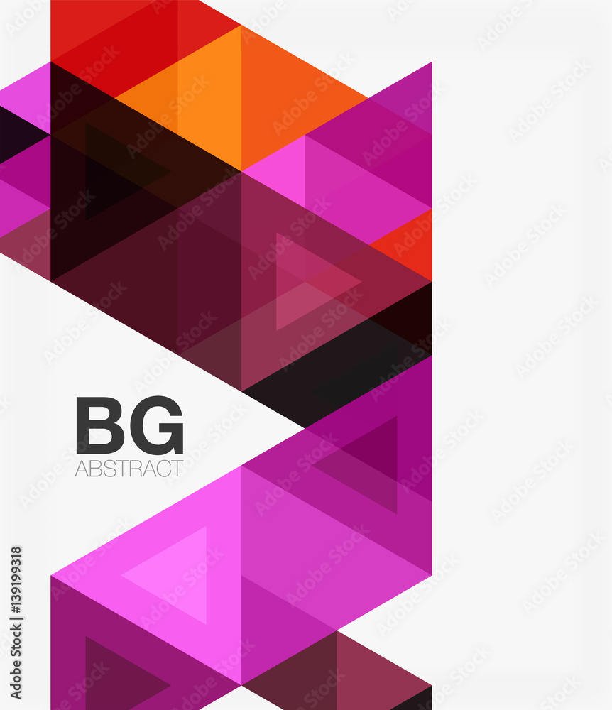 Triangles abstract background Triangles abstract background
