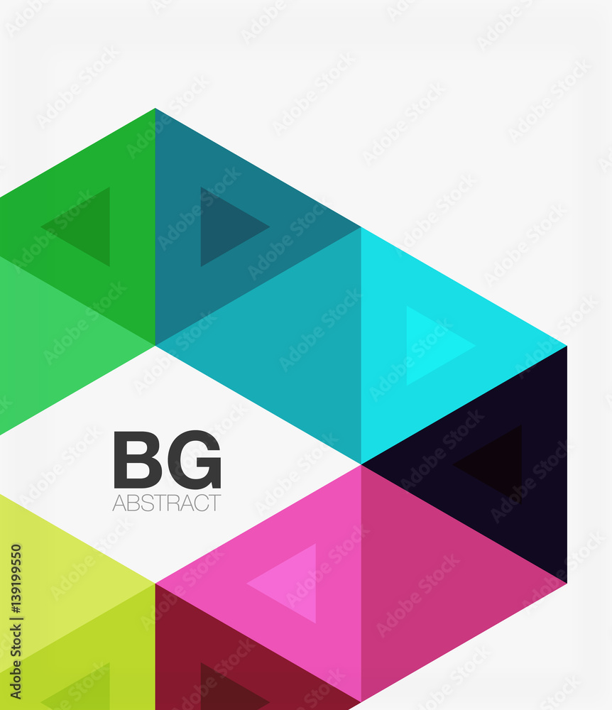 Modern geometry background Modern geometry background