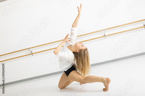 female dancer in action