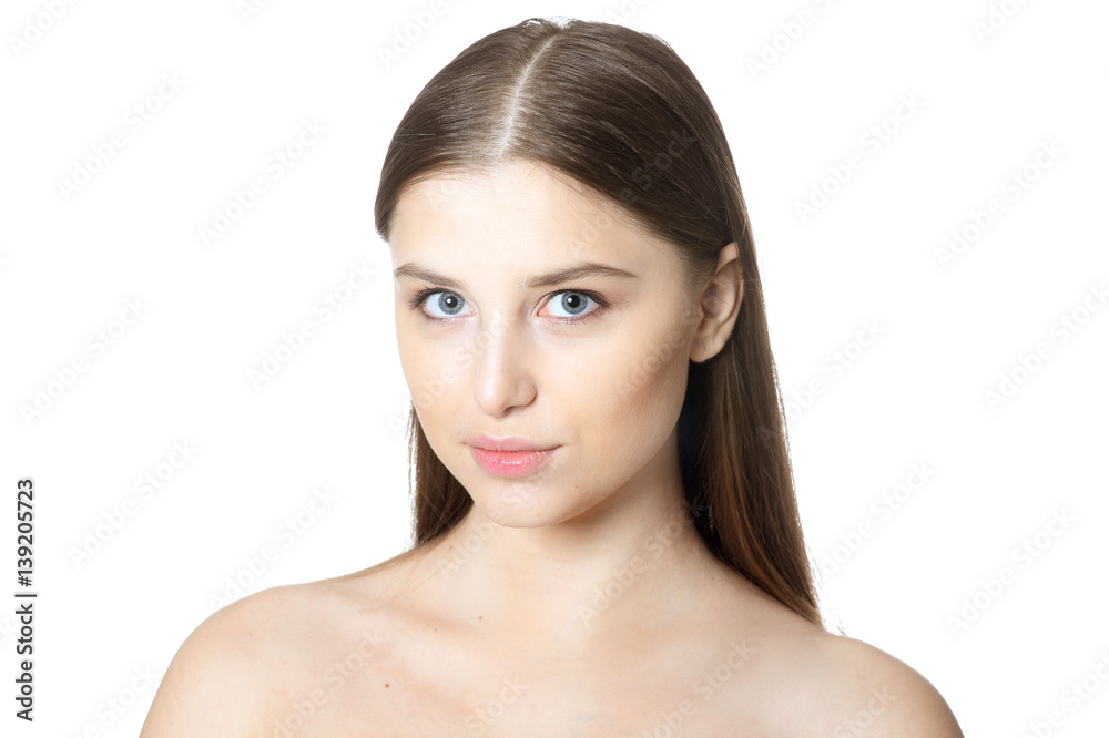 Portrait of a beautiful young girl 