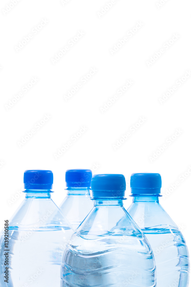 plastic bottle of water plastic bottle of water