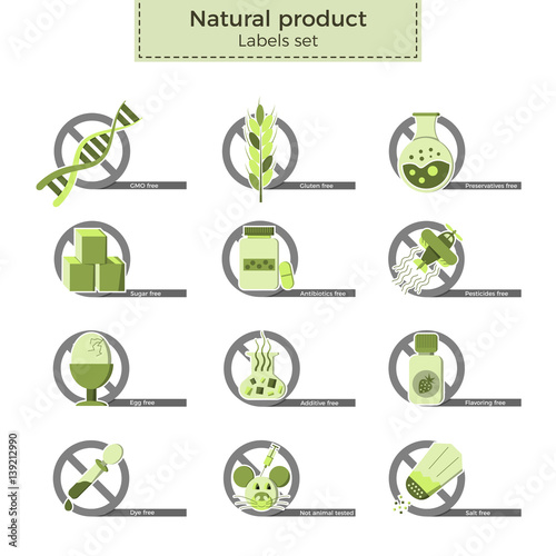 Natural product labels