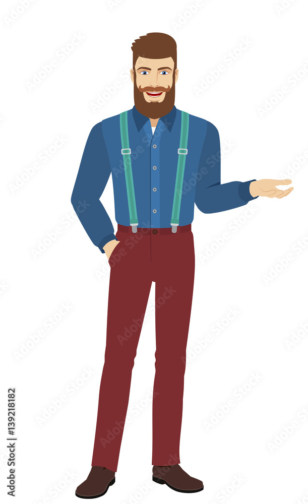 Hipster gesturing Hipster gesturing