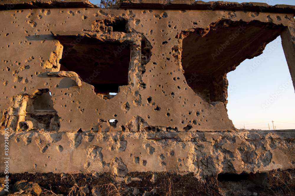 Ruins from Yom Kippur War