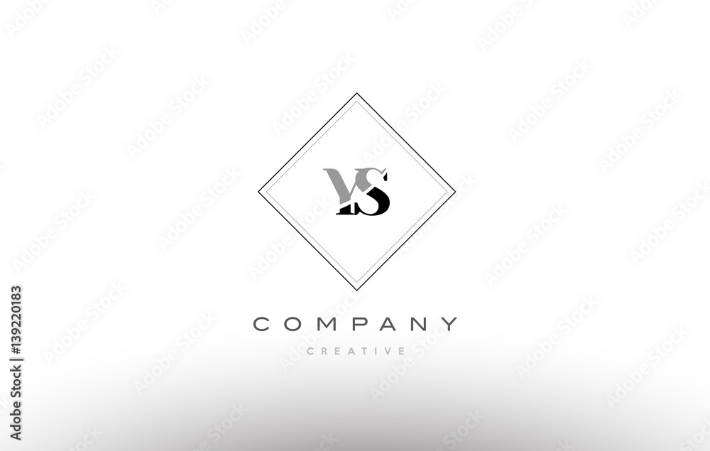 Ys retro black and white
