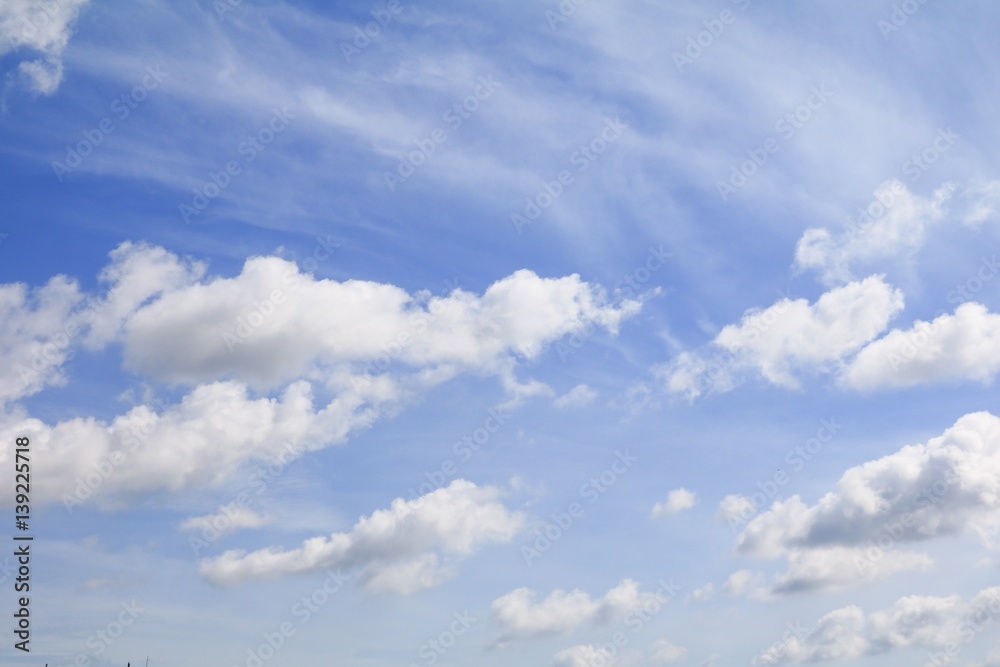 blue sky with big cloud and raincloud, art of nature beautiful and copy space for add text blue sky with big cloud and raincloud, art of nature beautiful and copy space for add text