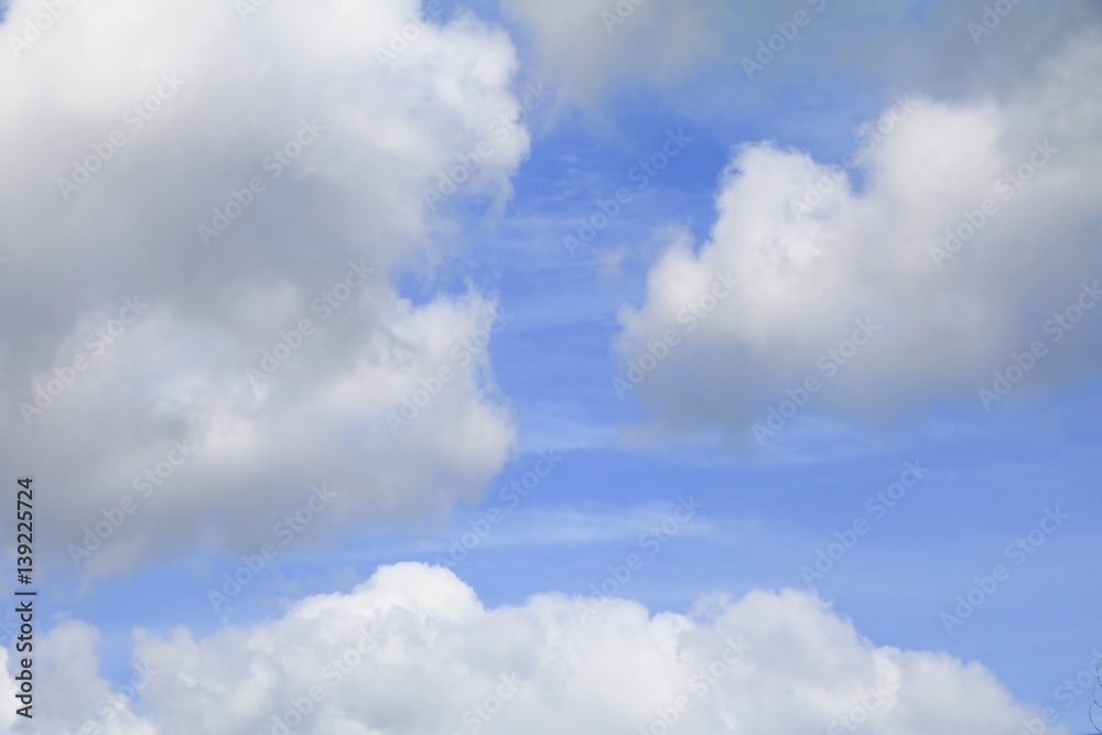 blue sky with big cloud and raincloud, art of nature beautiful and copy space for add text blue sky with big cloud and raincloud, art of nature beautiful and copy space for add text
