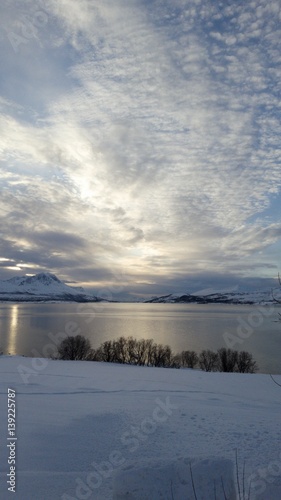 Landschaft bei Tromsö, Norwegen