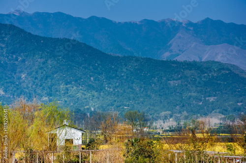 The countryside scenery in autumn