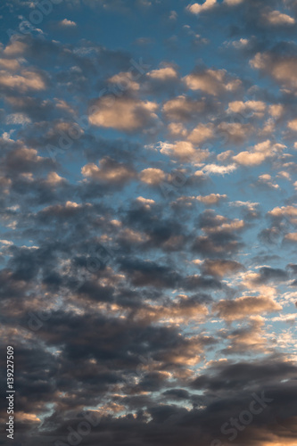 Sky with clouds