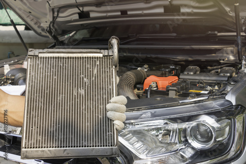 Принти на полотні Car condenser radiator