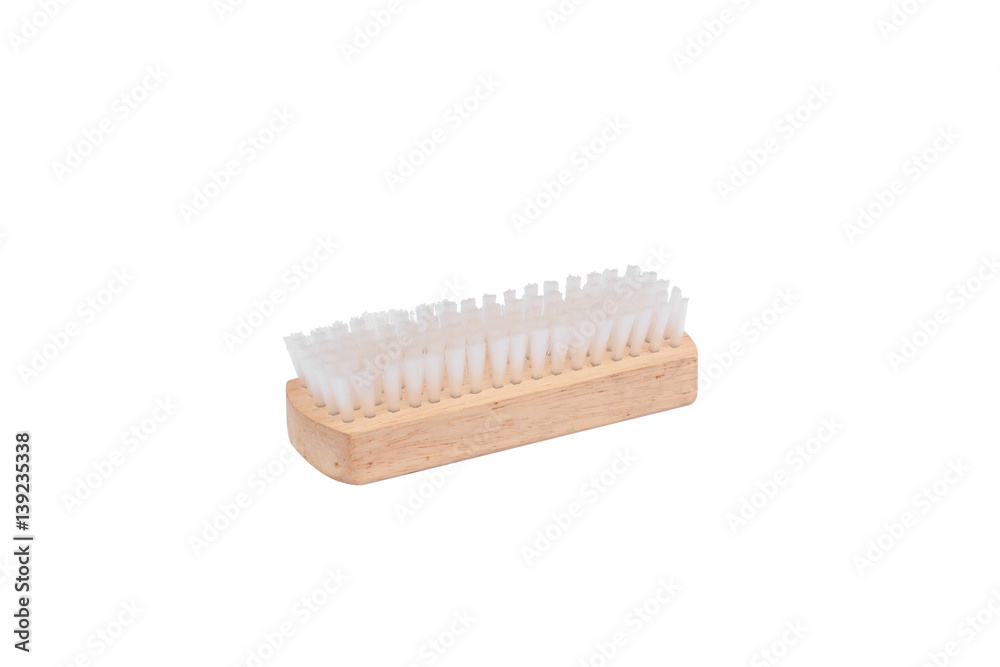 clothes brush on white background clothes brush on white background