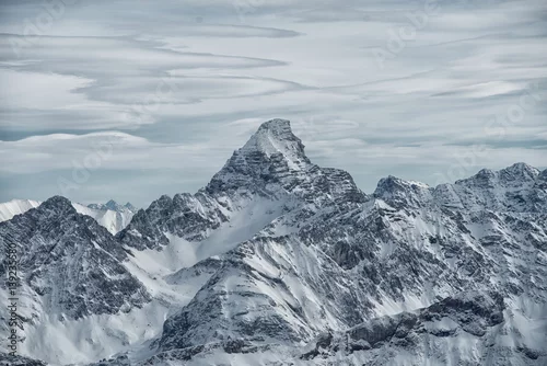 Obraz zaśnieżone Alpy