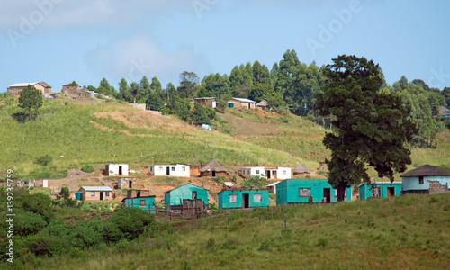 Rural Dwellings - Eshowe - KwaZulu Nata - South Africa. photo