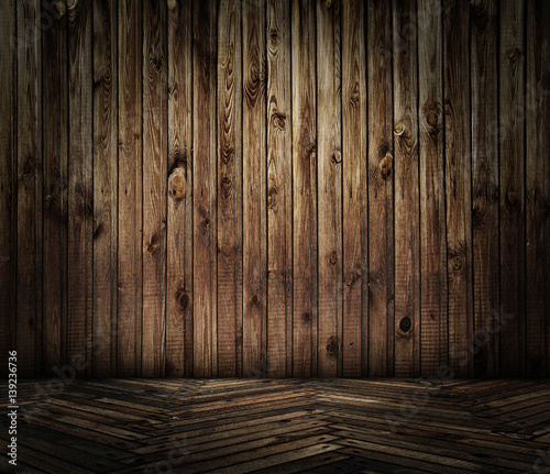 old wooden interior