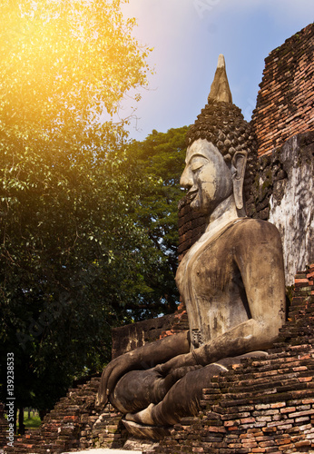 Sukhothai historical park  the old town of Thailand in 800 year ago