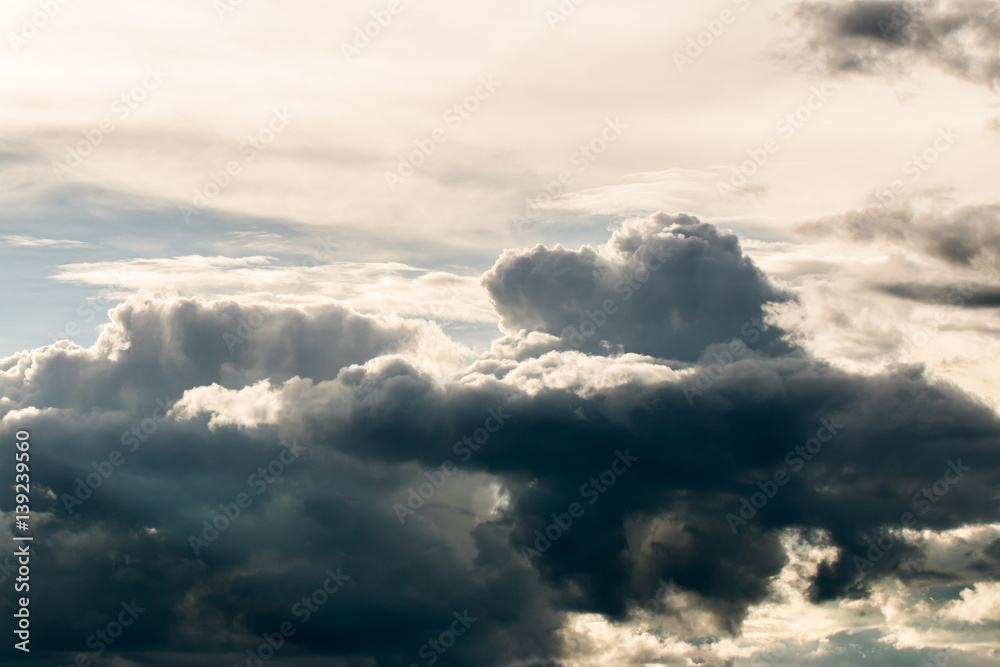 colorful dramatic sky with cloud at sunset colorful dramatic sky with cloud at sunset