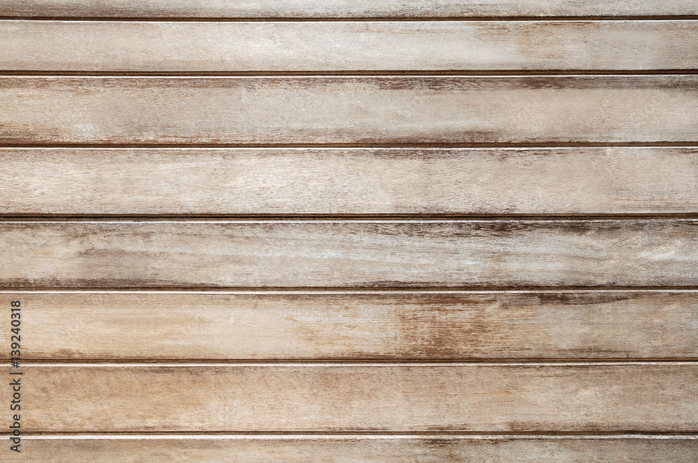 Fototapeta premium Background of old wood planks texture, horizontal view.