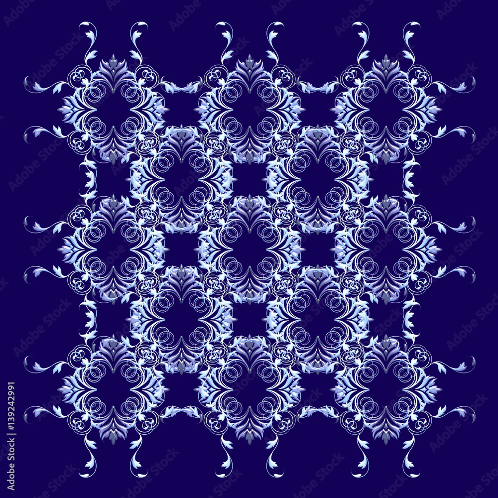 Fototapeta premium victorian blue texture