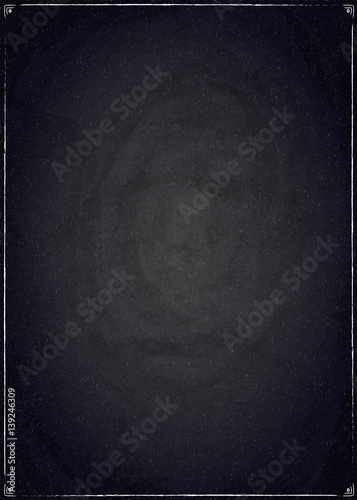 Empty border on blackboard chalkboard background