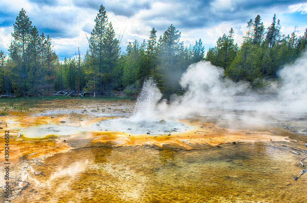 Geyser Stock-Foto | Adobe Stock