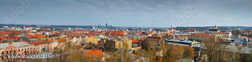 Vilnius Panorama on a sunny day