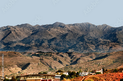 The mountains near to Chania in western Crete