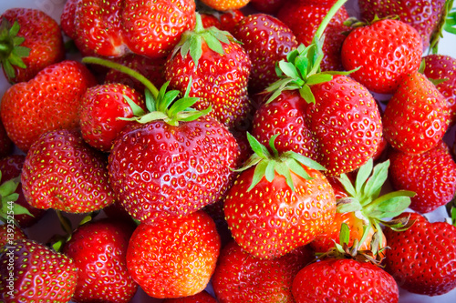 Fresh strawberry. Selective focus