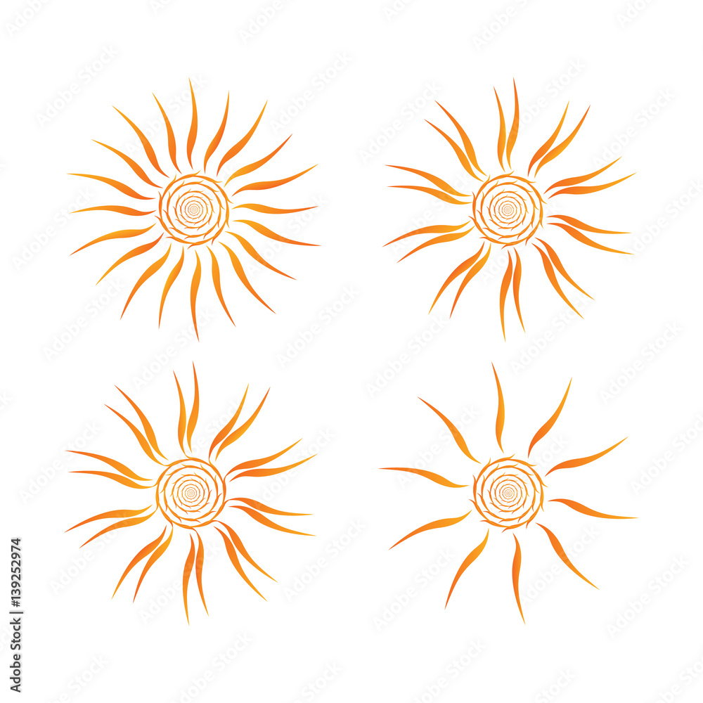 Sun vector icon Sun vector icon