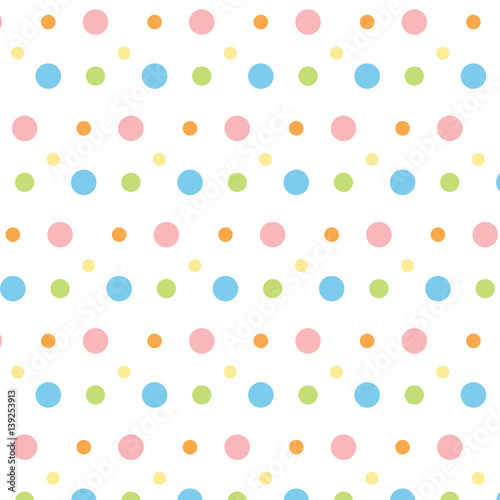 Colourful Polka Pattern