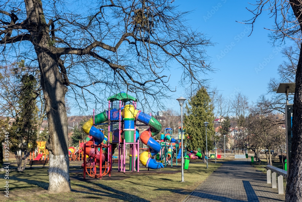Fun outdoors place for kids