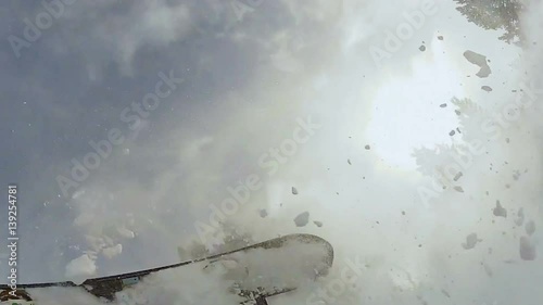 Funny compilation of amateur snowboarder trick fails, extreme sport, active life