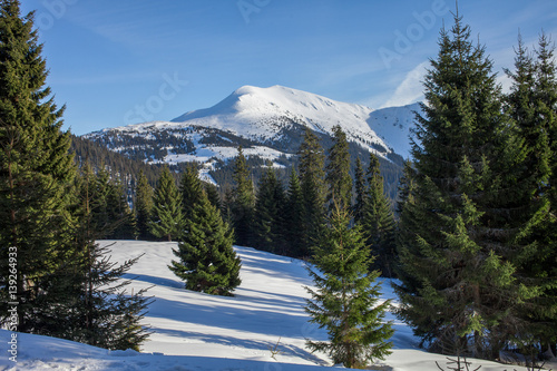 Winter Mountain Peak