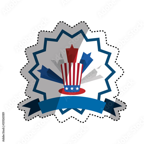 United States patriotic symbol icon vector illustration graphic design photo