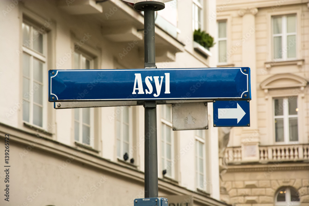 Schild 192 - Asyl